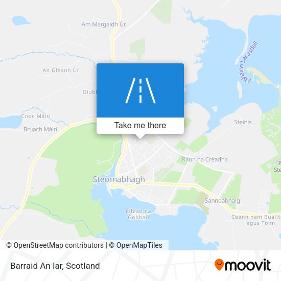 Barraid An Iar map