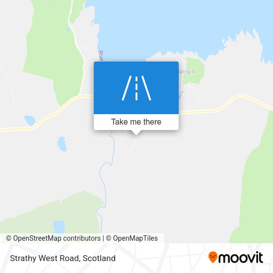 Strathy West Road map