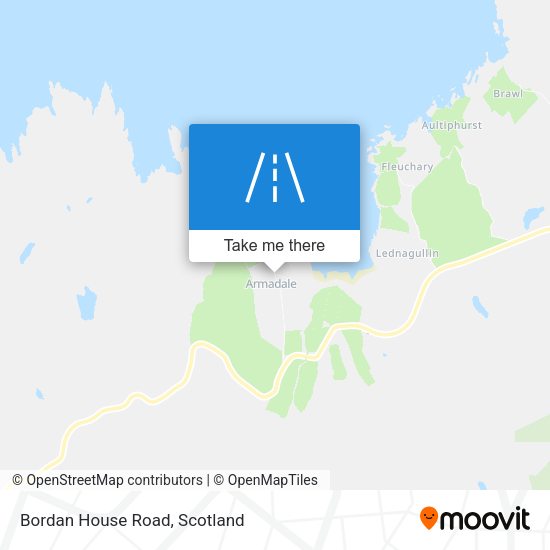 Bordan House Road map