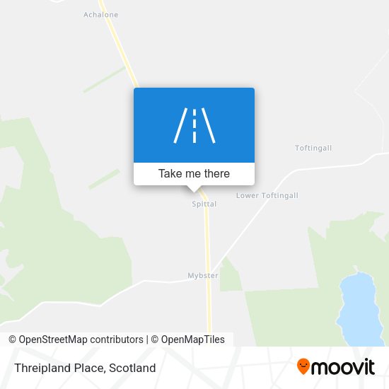 Threipland Place map