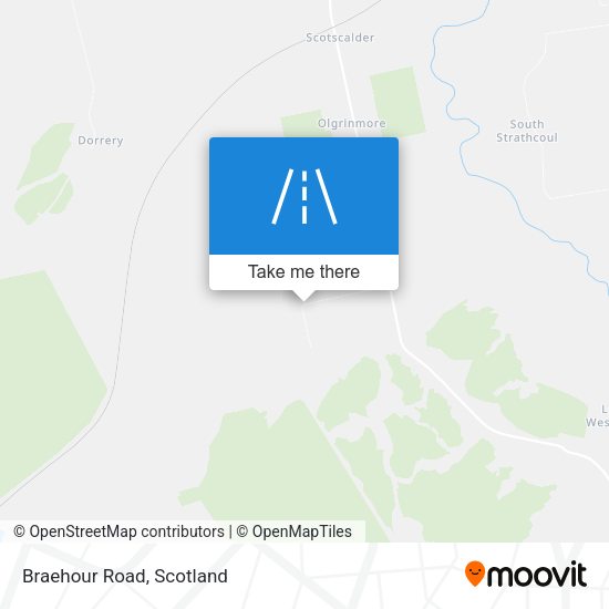 Braehour Road map