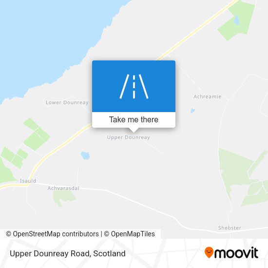 Upper Dounreay Road map