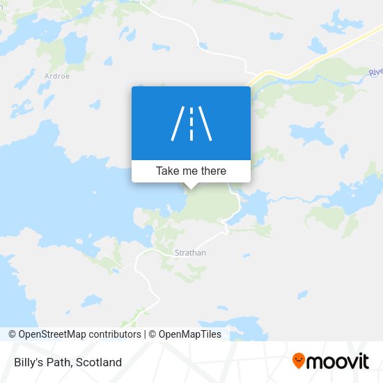 Billy's Path map