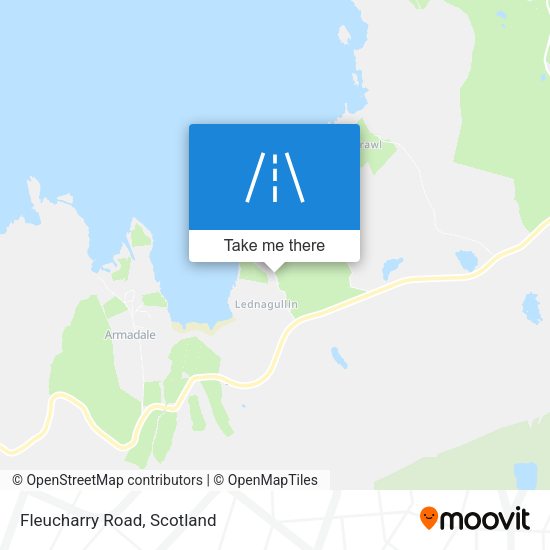 Fleucharry Road map