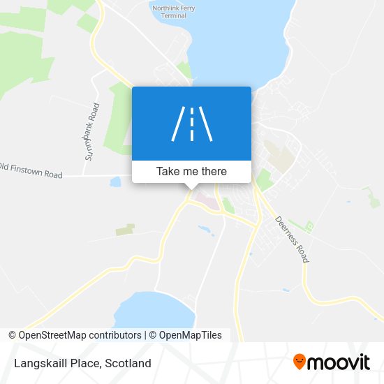 Langskaill Place map