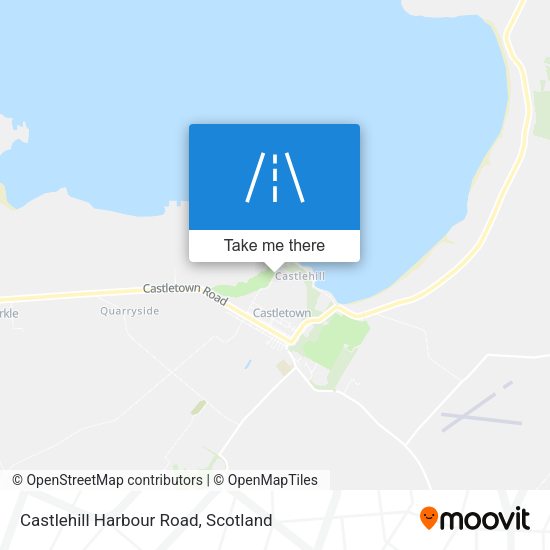Castlehill Harbour Road map