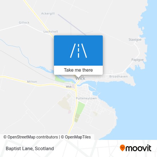 Baptist Lane map