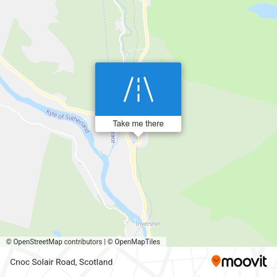 Cnoc Solair Road map