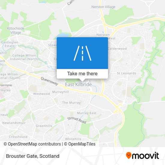Brouster Gate map