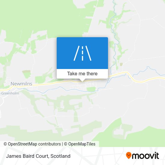 James Baird Court map