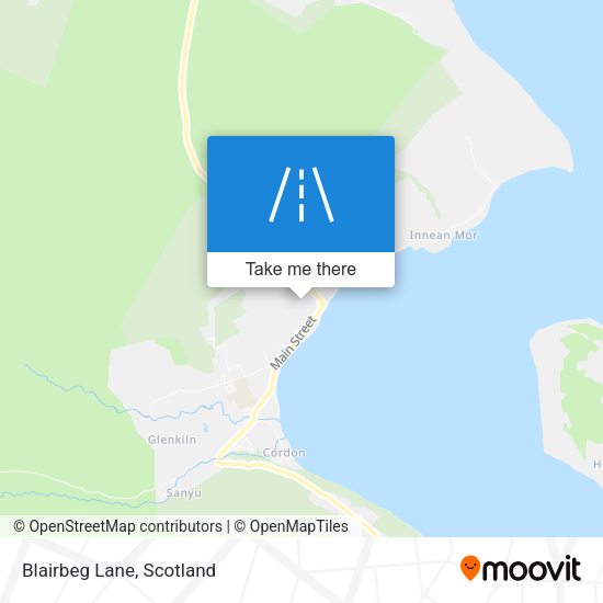 Blairbeg Lane map