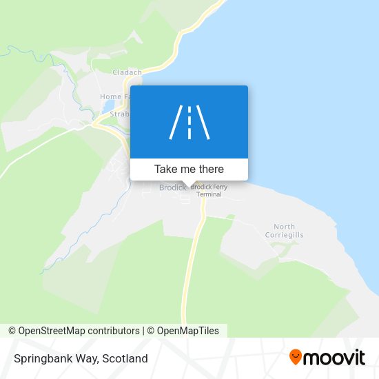 Springbank Way map