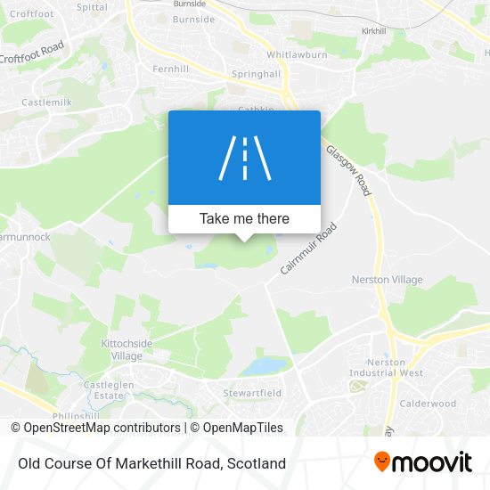 Old Course Of Markethill Road map