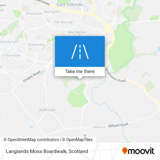 Langlands Moss Boardwalk map
