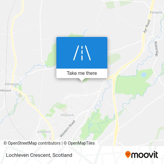 Lochleven Crescent map