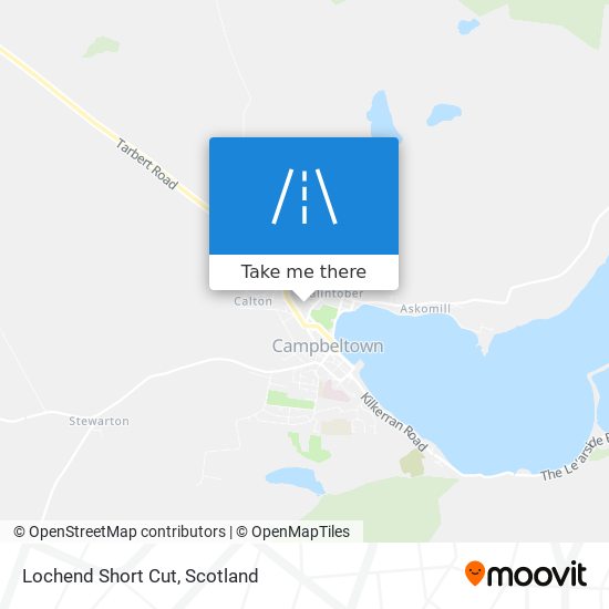 Lochend Short Cut map