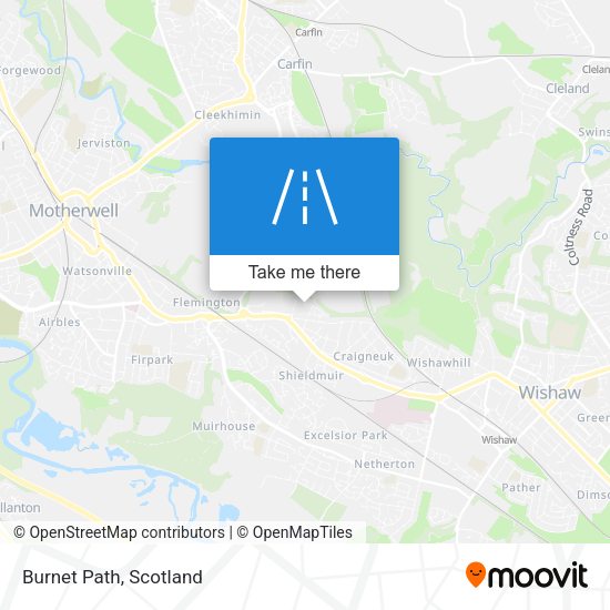 Burnet Path map