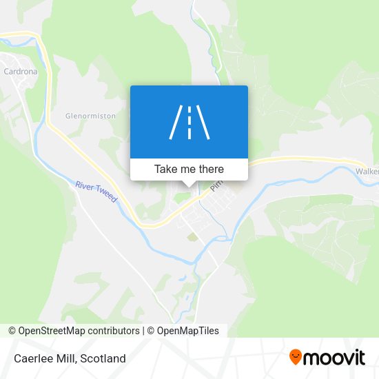 Caerlee Mill map