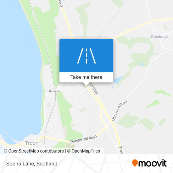 Speirs Lane map