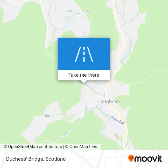 Duchess' Bridge map