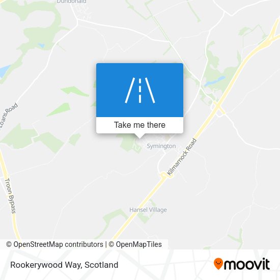 Rookerywood Way map