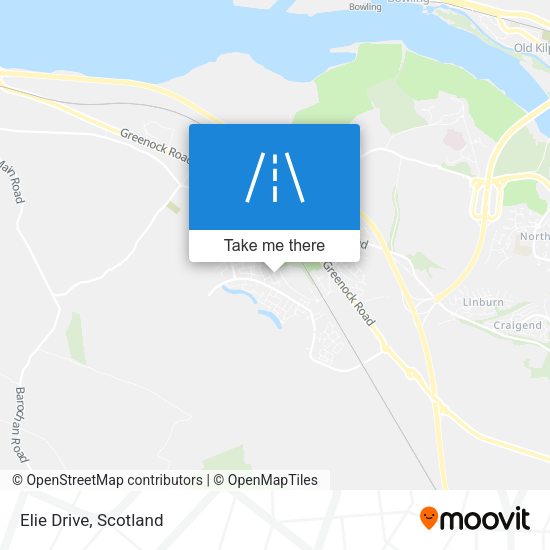 Elie Drive map