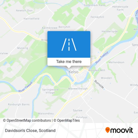 Davidson's Close map