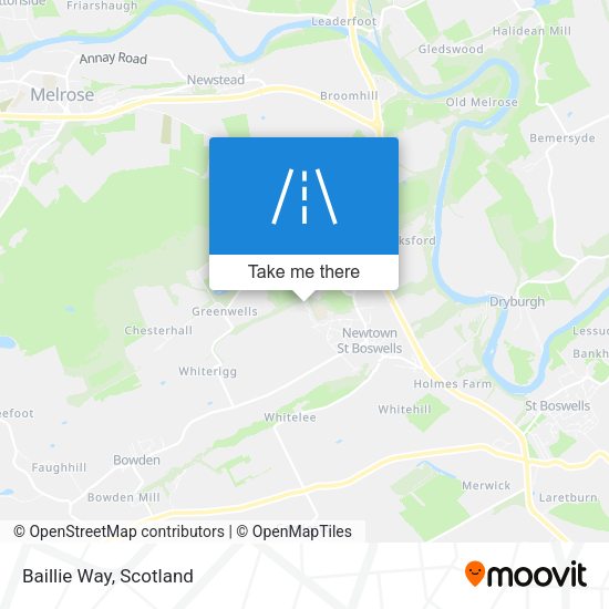 Baillie Way map