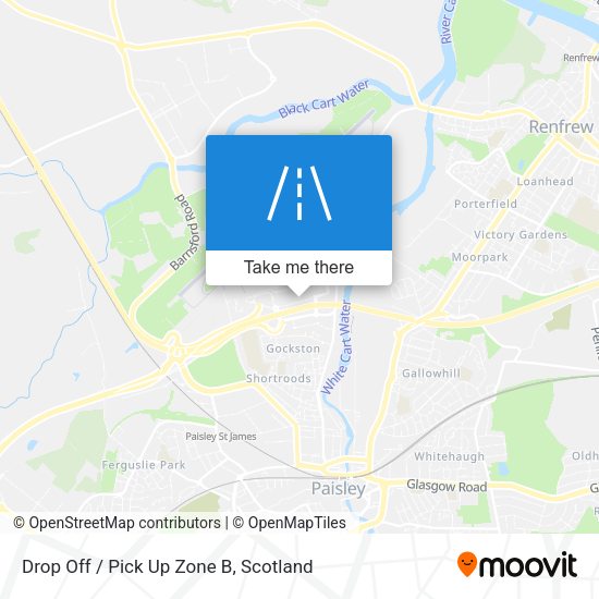 Drop Off / Pick Up Zone B map
