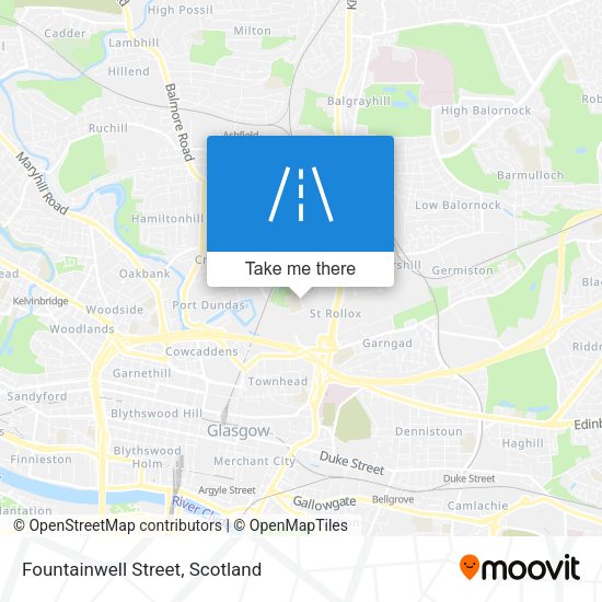 Fountainwell Street map