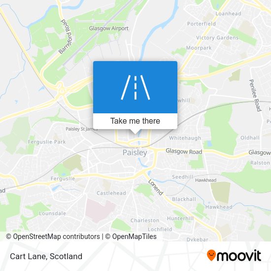 Cart Lane map