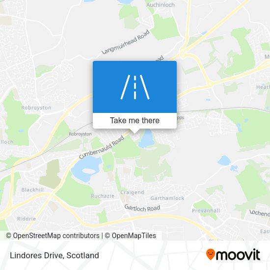 Lindores Drive map
