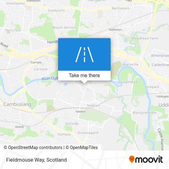 Fieldmouse Way map