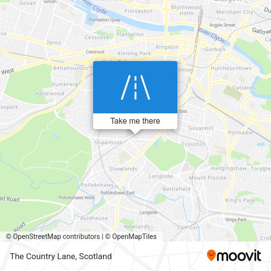 The Country Lane map