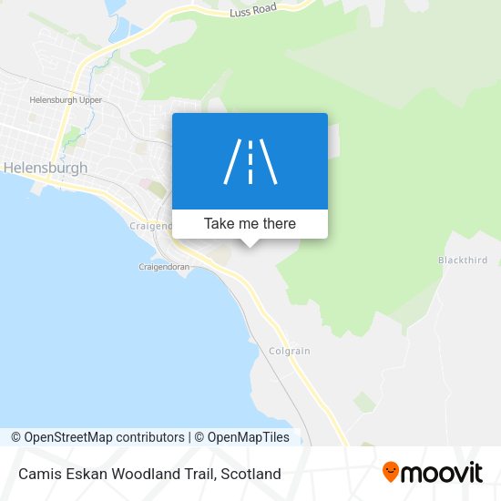 Camis Eskan Woodland Trail map