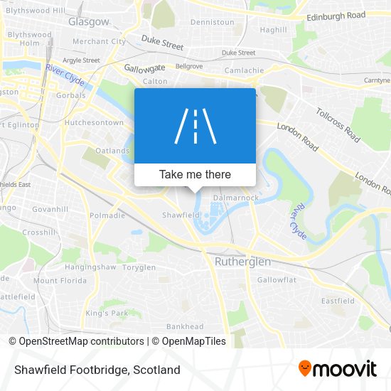Shawfield Footbridge map