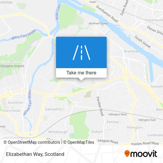 Elizabethan Way map