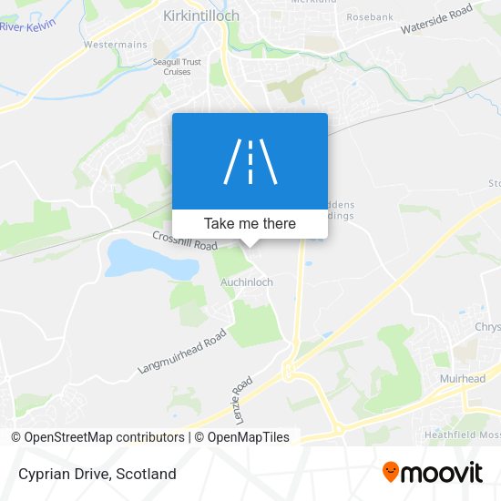 Cyprian Drive map