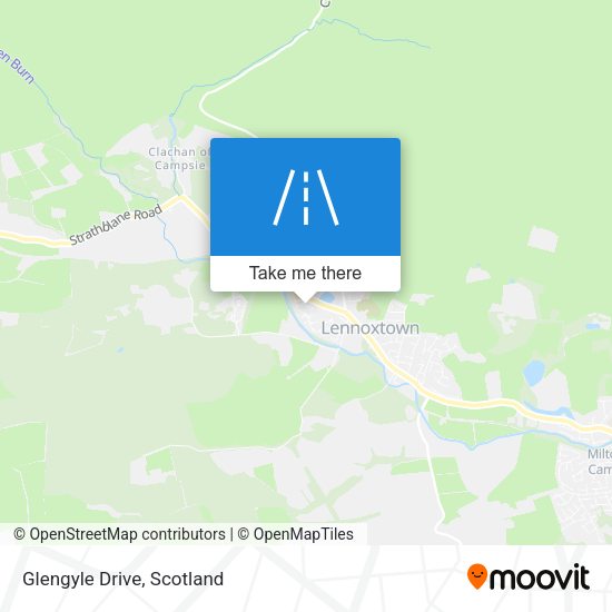 Glengyle Drive map