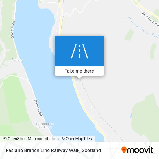 Faslane Branch Line Railway Walk map
