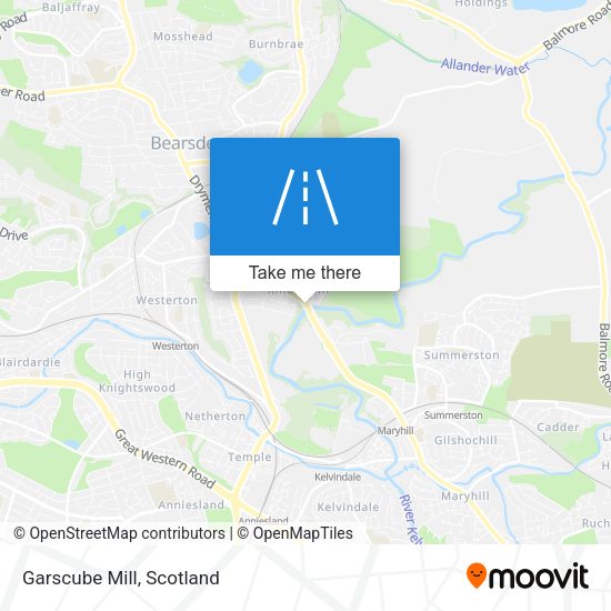 Garscube Mill map
