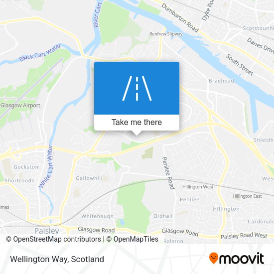 Wellington Way map