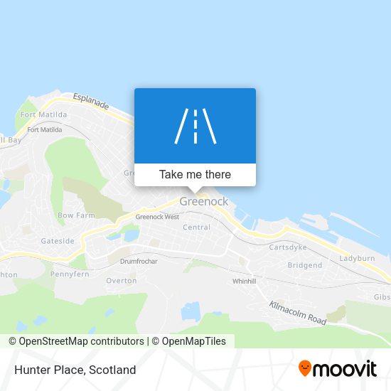 Hunter Place map