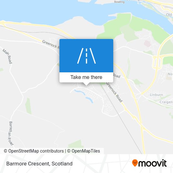 Barmore Crescent map