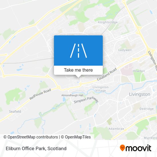 Eliburn Office Park map