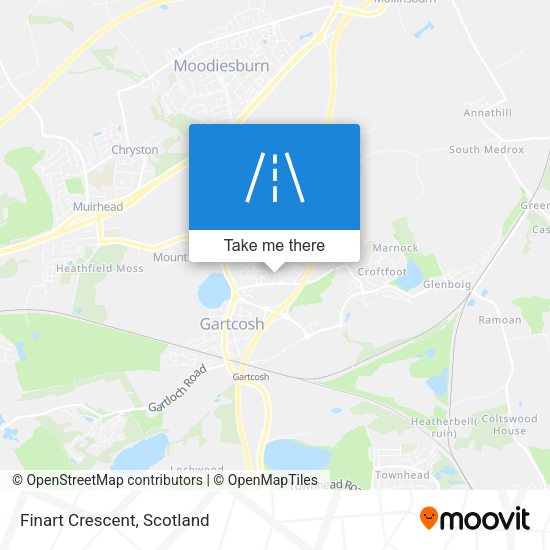 Finart Crescent map