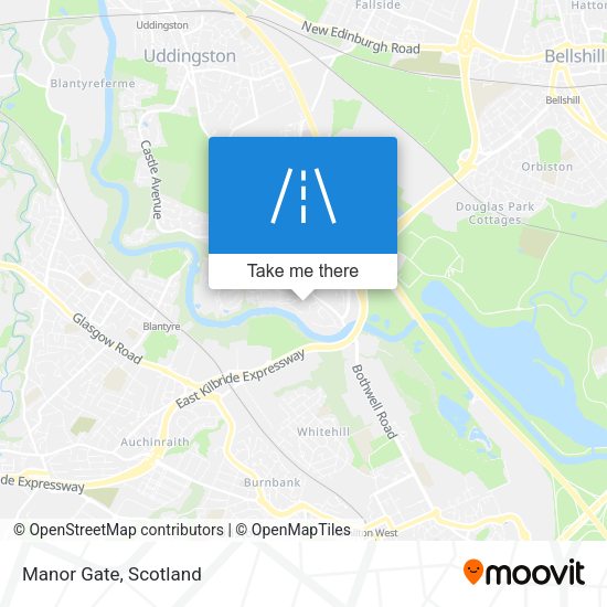 Manor Gate map