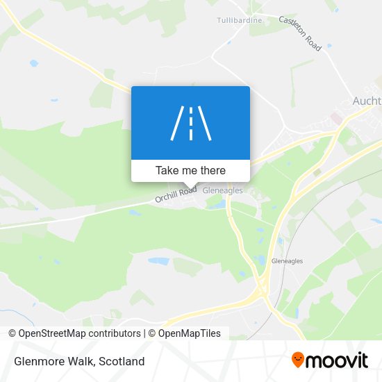 Glenmore Walk map