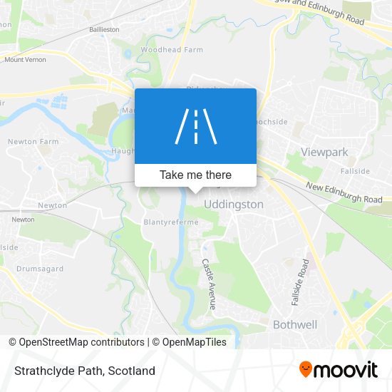 Strathclyde Path map