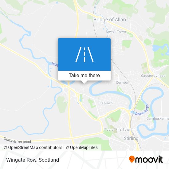 Wingate Row map